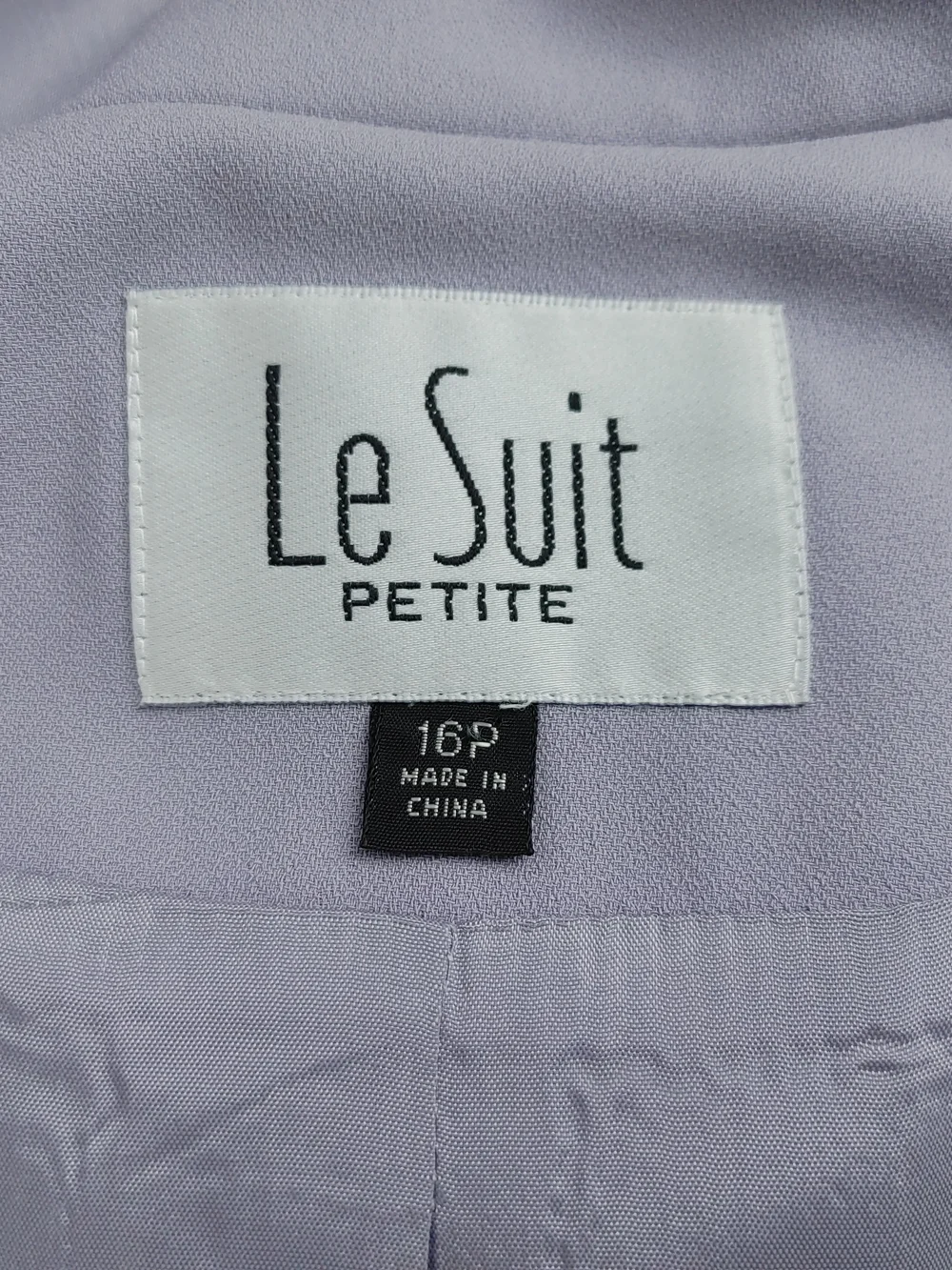 Le Suit Women's Lavender Two-Piece Blazer & Skirt Set